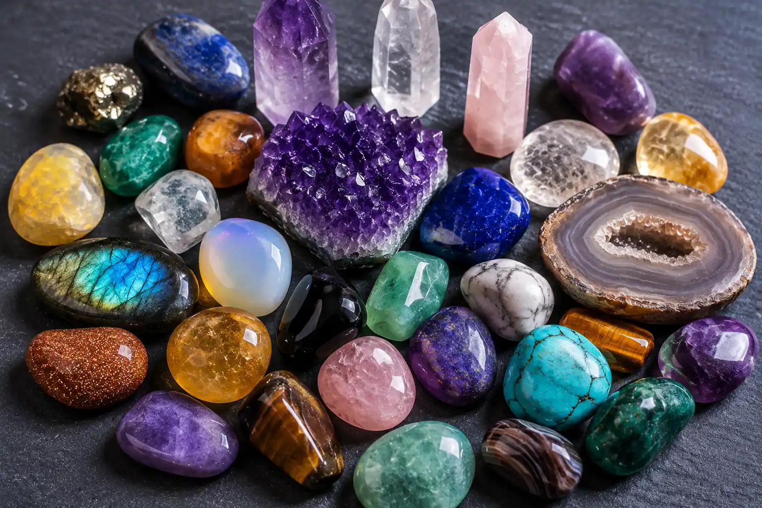 photo of an assortment of different gemstones