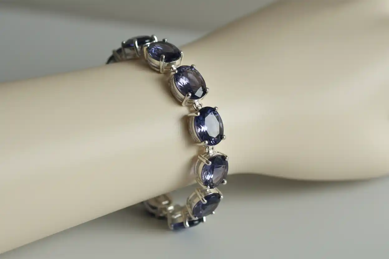 Iolite bracelets