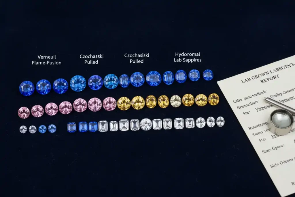 Lab Sapphire price