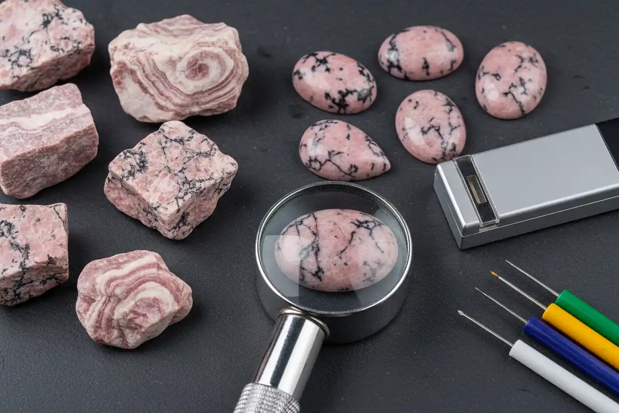 Rhodochrosite vs Rhodonite