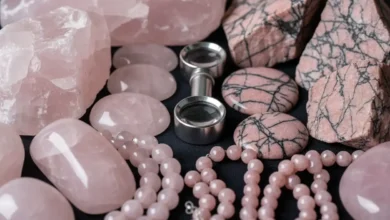 Rose Quartz vs Rhodonite