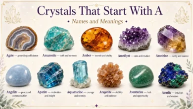 crystals that start with A