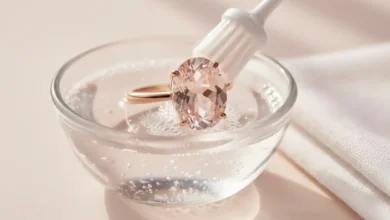 how to clean Morganite jewelry