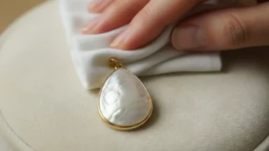 how to clean Mother of Pearl jewelry