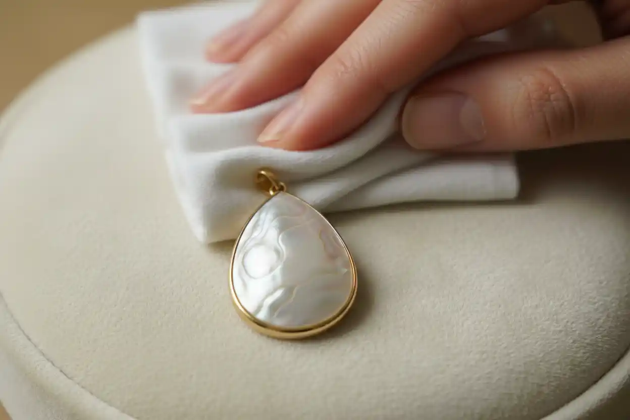 how to clean Mother of Pearl jewelry