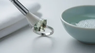 how to clean Prasiolite jewelry