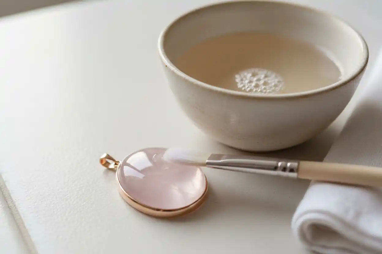 how to clean Rose Quartz jewelry
