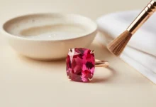 how to clean Rubellite jewelry