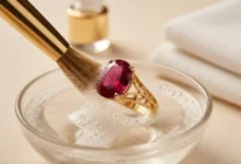 how to clean Ruby jewelry