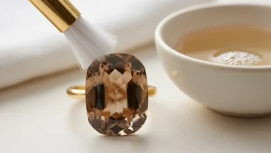 how to clean Smoky Quartz jewelry