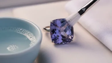 how to clean Tanzanite jewelry