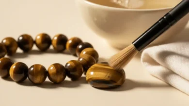 how to clean Tiger’s Eye jewelry