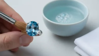 how to clean Topaz jewelry