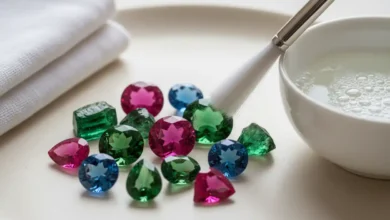 how to clean Tourmaline jewelry