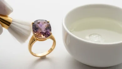 how to clean ametrine jewelry