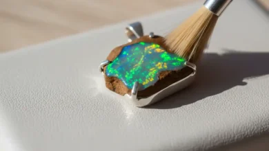 how to clean boulder opal jewelry