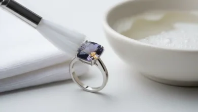 how to clean iolite jewelry