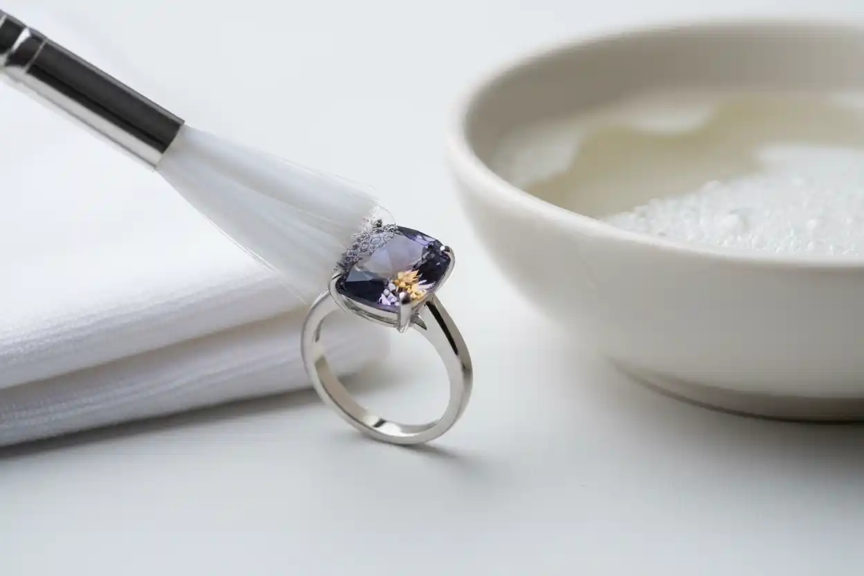 how to clean iolite jewelry