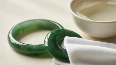 how to clean jade jewelry