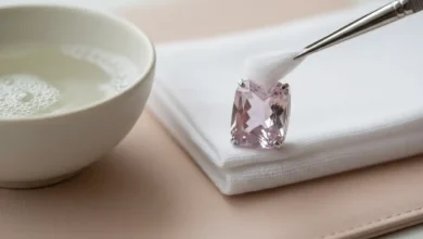 how to clean kunzite jewelry