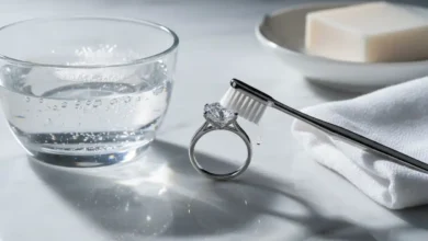 how to clean lab diamond jewelry