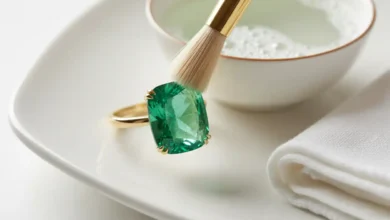 how to clean lab emerald jewelry