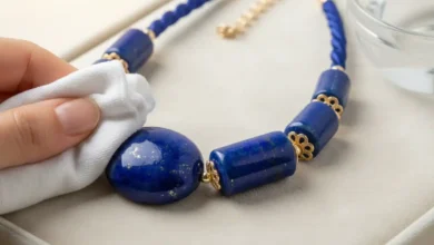 how to clean lapis lazuli jewelry