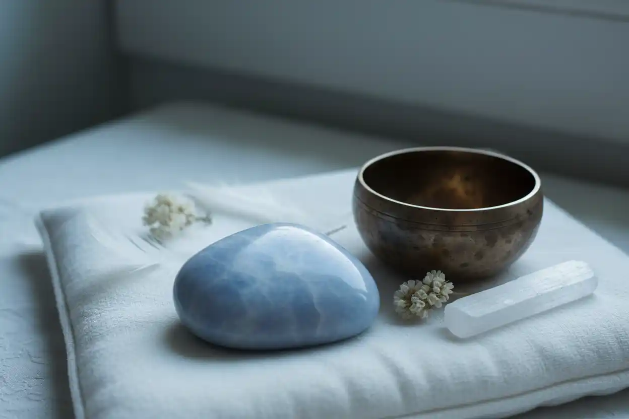 how to cleanse and charge Angelite