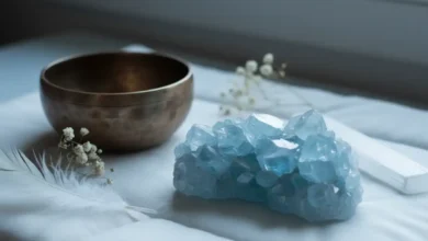 how to cleanse and charge Celestite