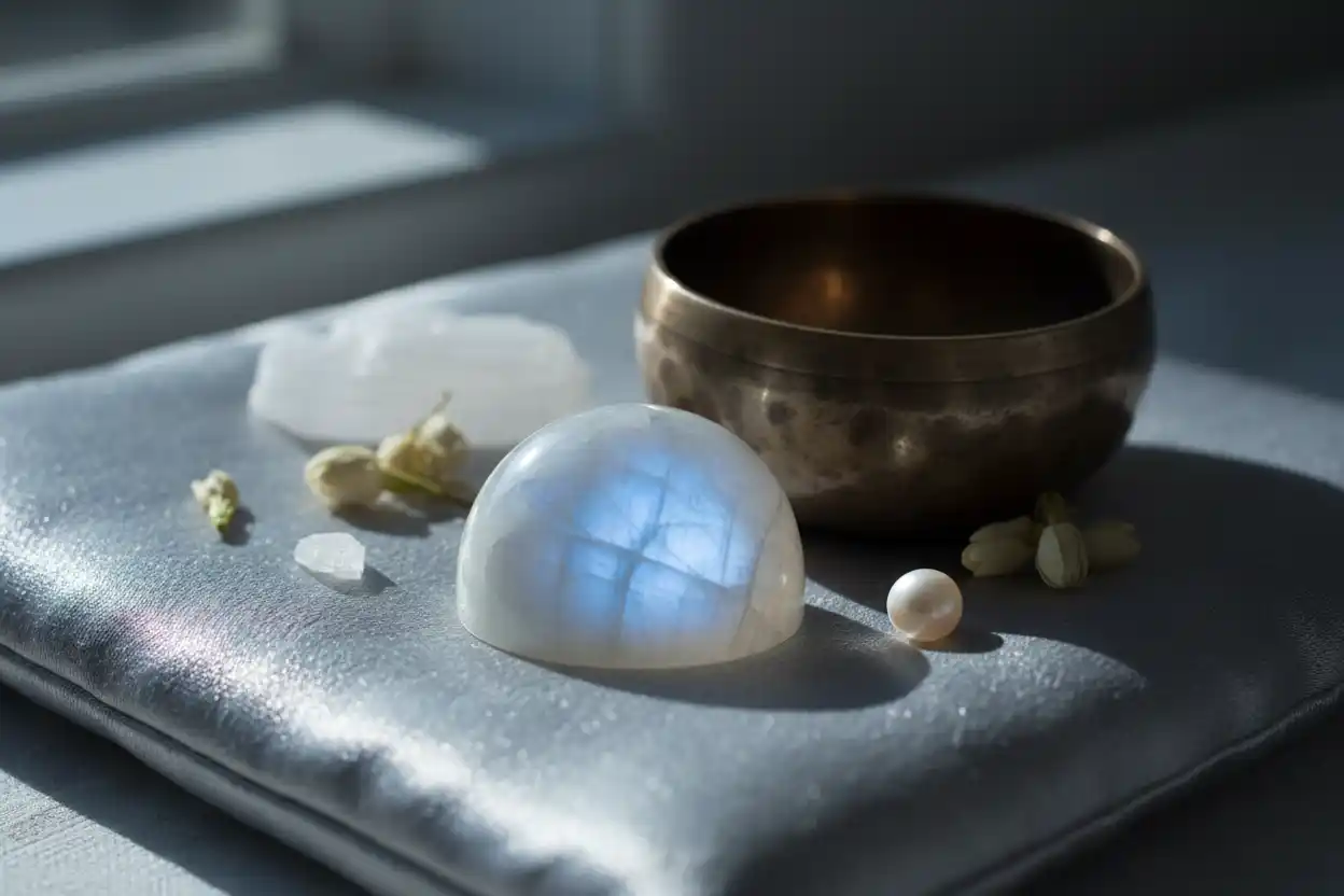 how to cleanse and charge Moonstone