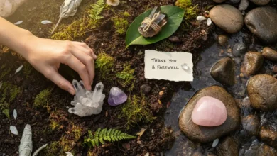 how to dispose of crystals