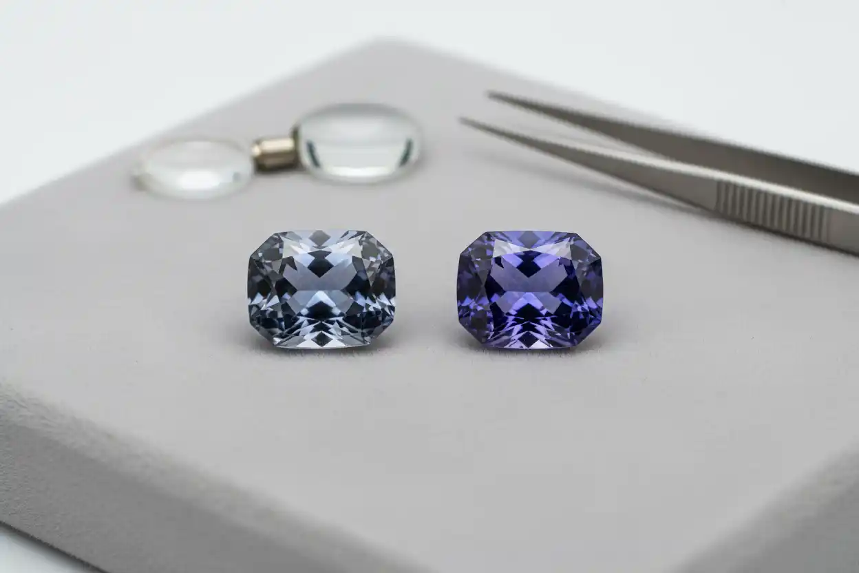 iolite vs tanzanite