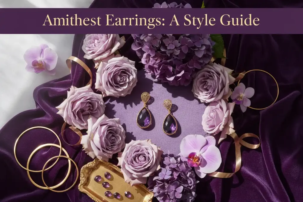 amethyst earrings