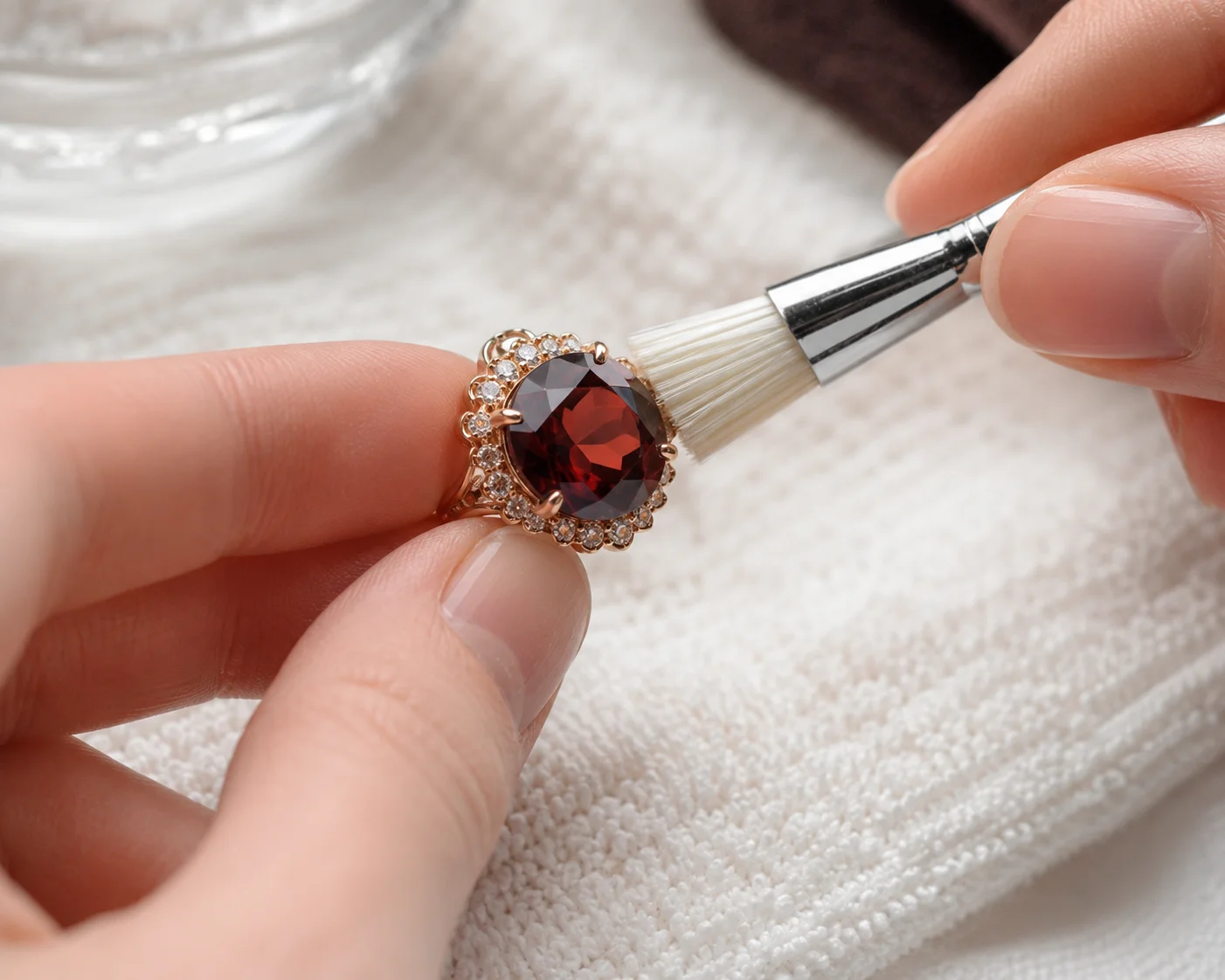 How to Clean Garnet Jewelry