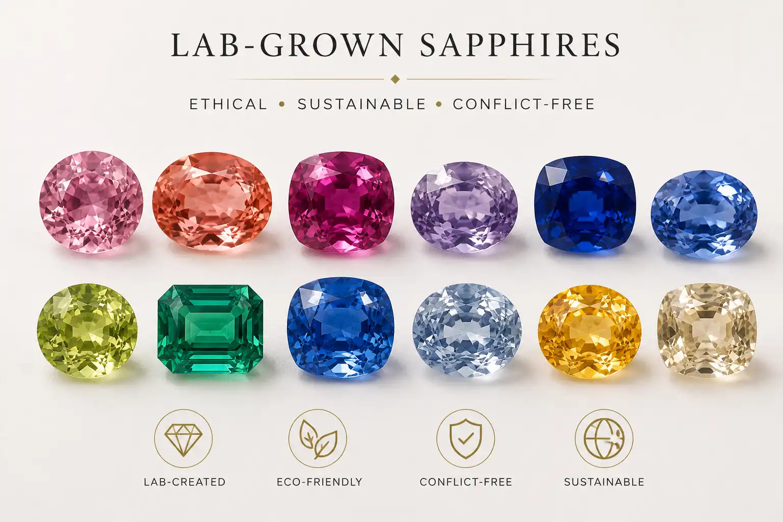 photo of lab-grown sapphires