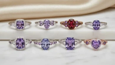 purple gemstones for engagement rings