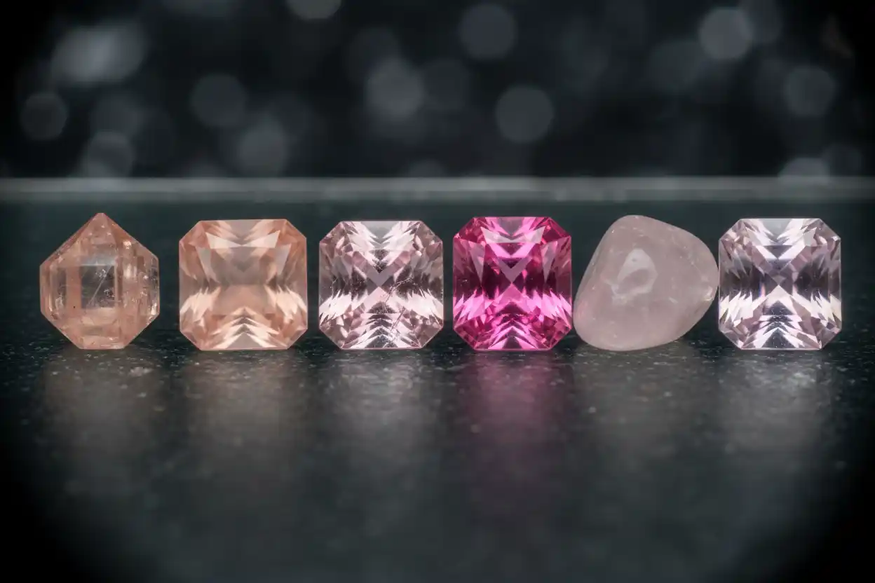 real vs fake Morganite