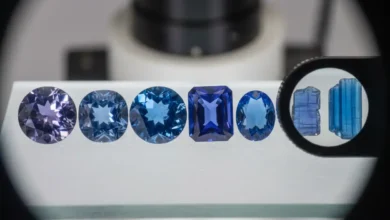 real vs fake Tanzanite
