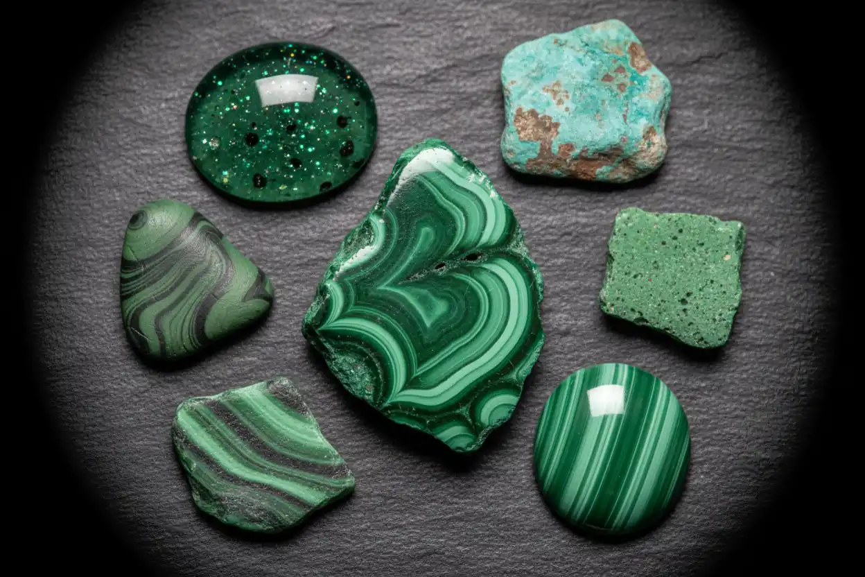 real vs fake malachite