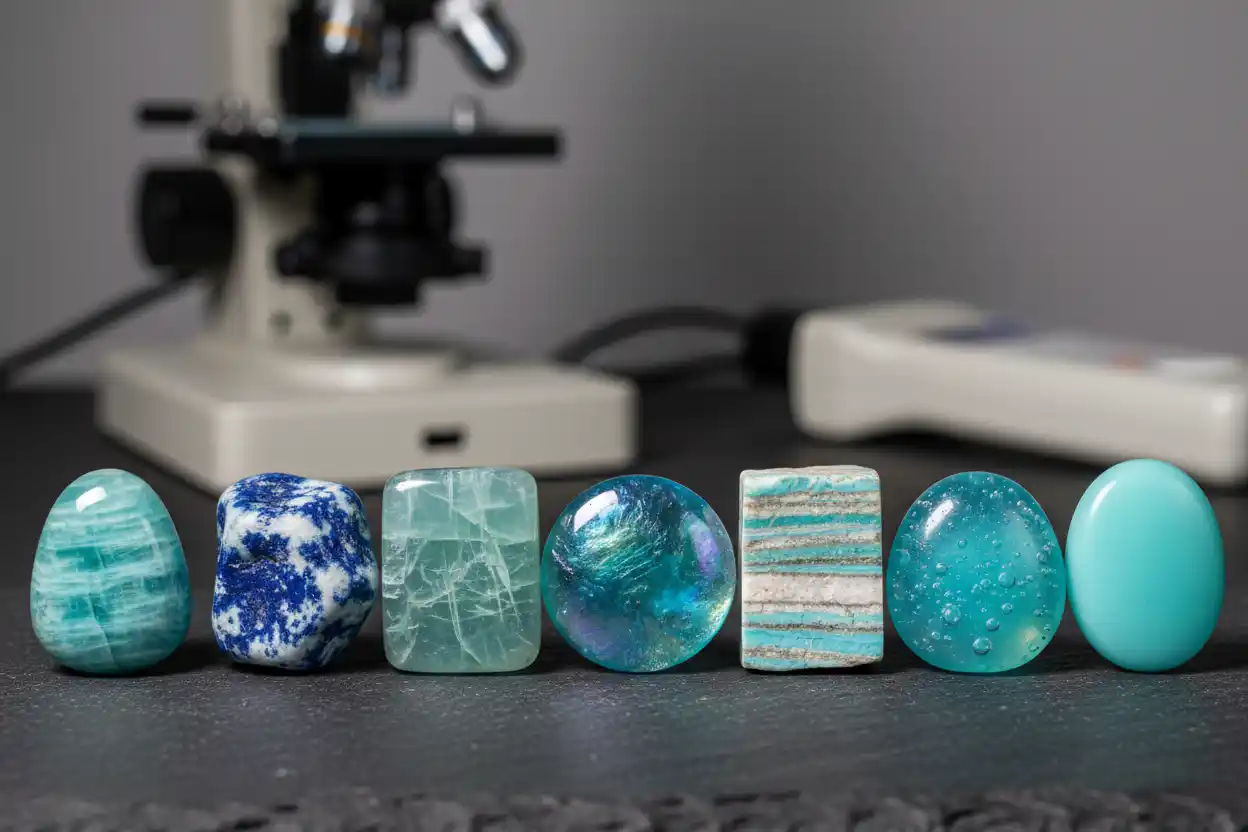 treated or synthetic Amazonite