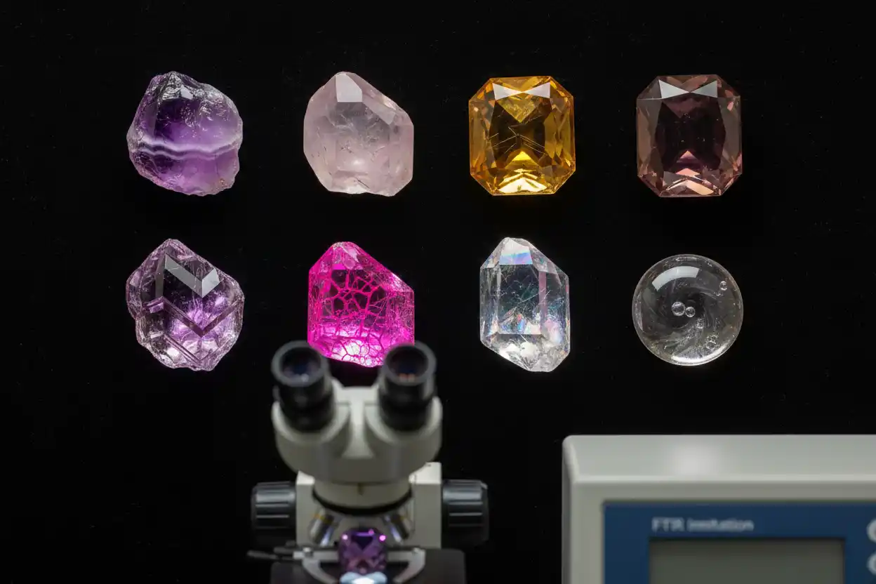 treated or synthetic Amethyst