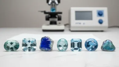 treated or synthetic Aquamarine
