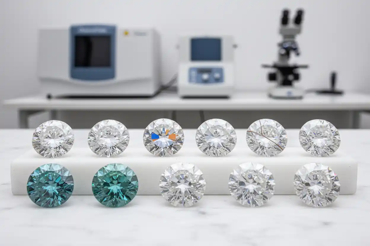 treated or synthetic Diamond