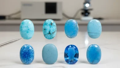 treated or synthetic Larimar