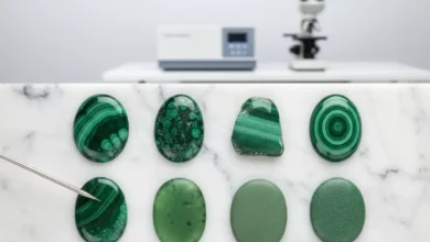 treated or synthetic Malachite