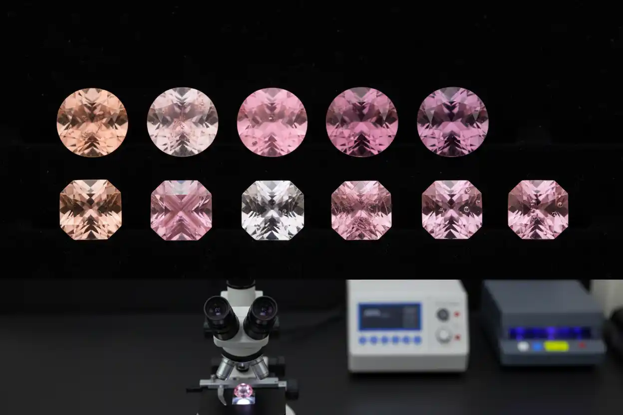 treated or synthetic Morganite