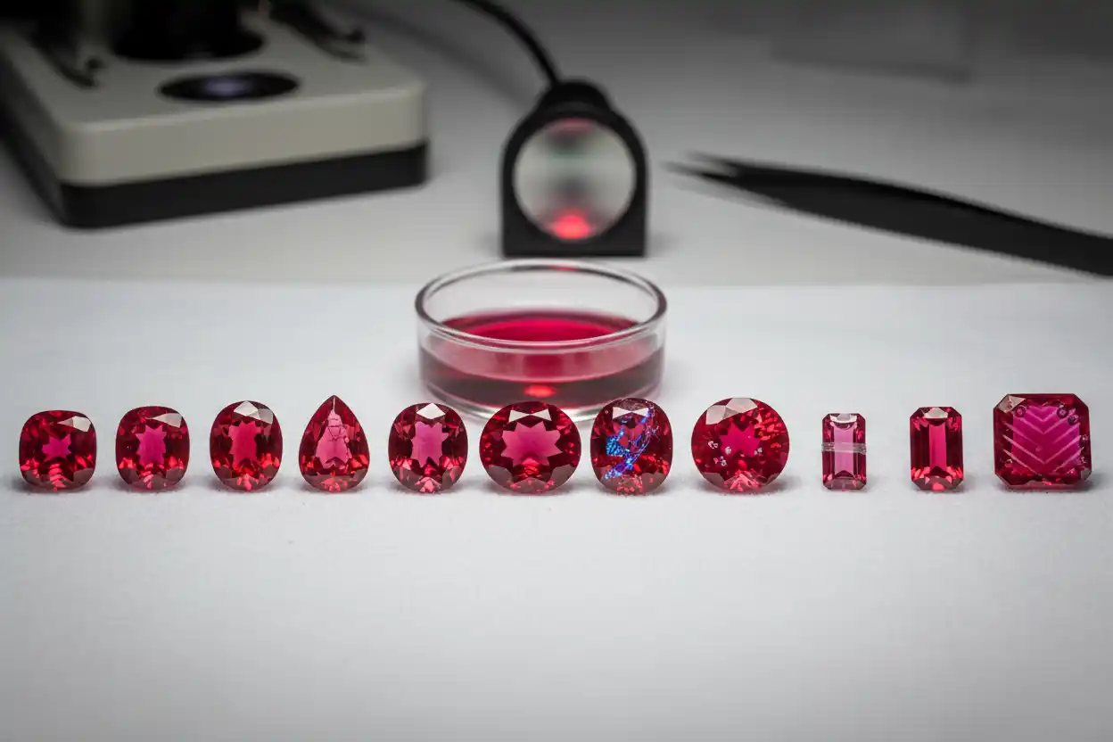 treated or synthetic Ruby