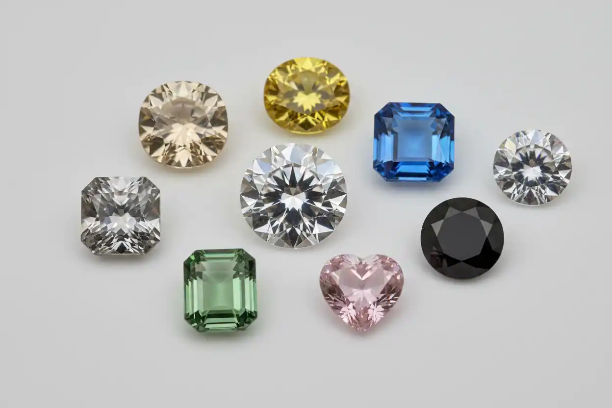 types of moissanite
