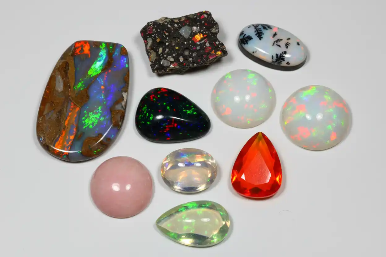 types of opal