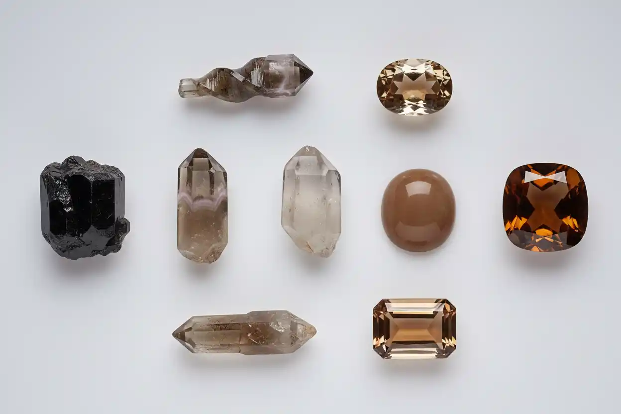 types of smoky quartz